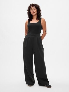 Gap Mixed Media Jumpsuit